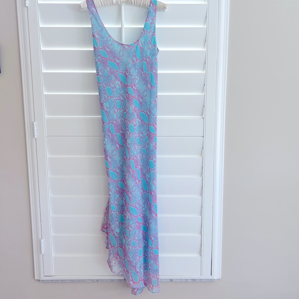 DVF asymmetrical dress